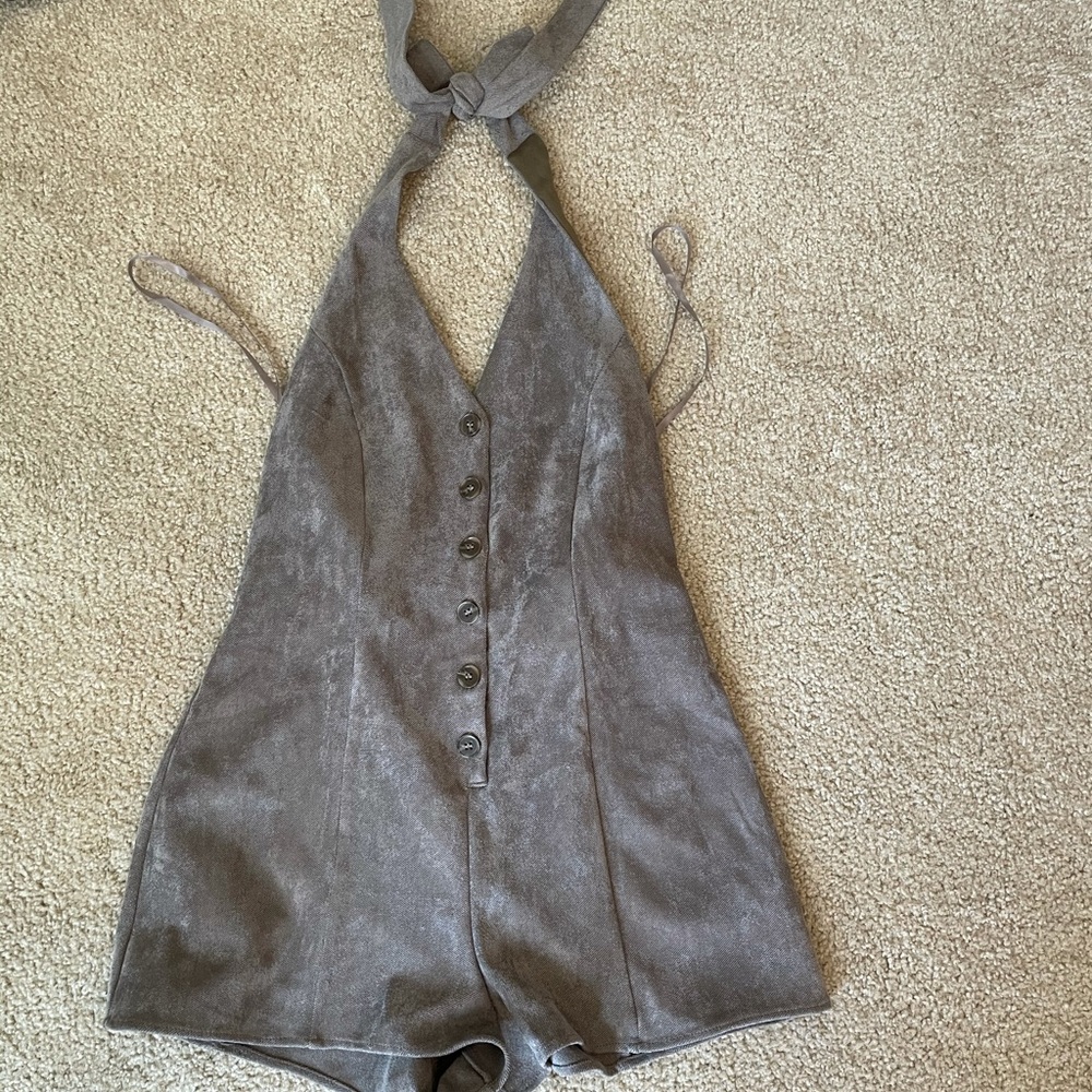 Blu Spero brown suede jumper (brand: she and sky)